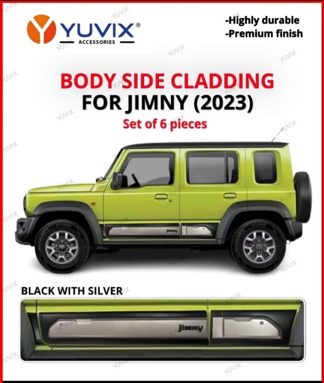 Body side cladding for Jimny